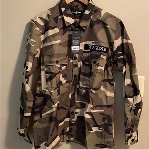 Judas Sinned Military 13 Camo Overshirt